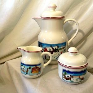 Villeroy & Boch Naïf Christmas coffee set